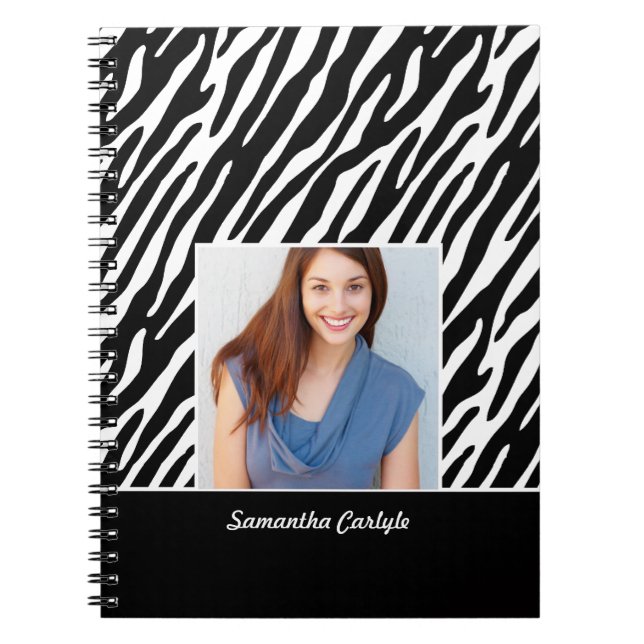 Caderno Espiral Notebook Zebra Selvagem (Frente)