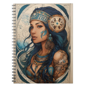 Caderno Espiral Notebook Zodiac Princess Spiral