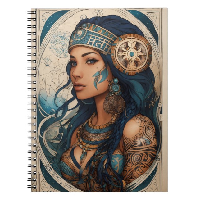 Caderno Espiral Notebook Zodiac Princess Spiral (Frente)