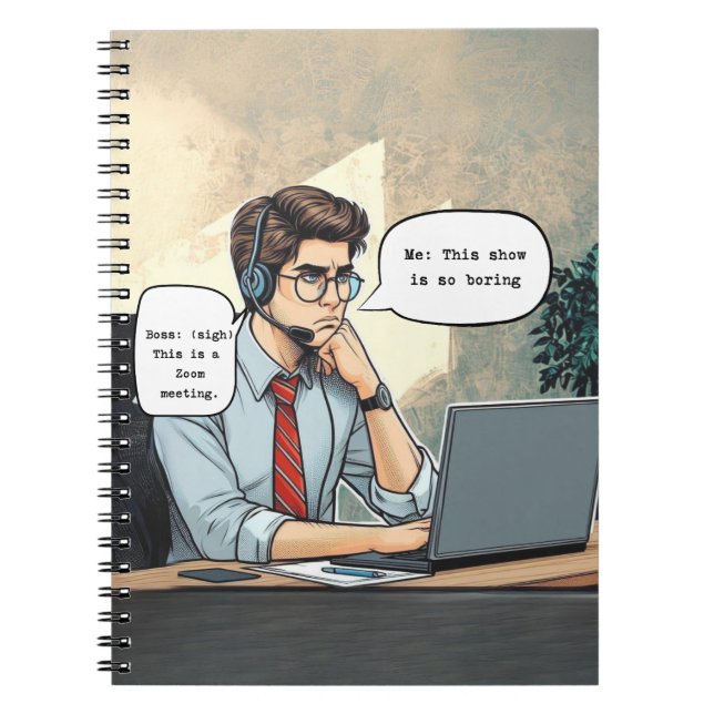 Caderno Espiral Notebook 'Zoom Gloom' (Frente)