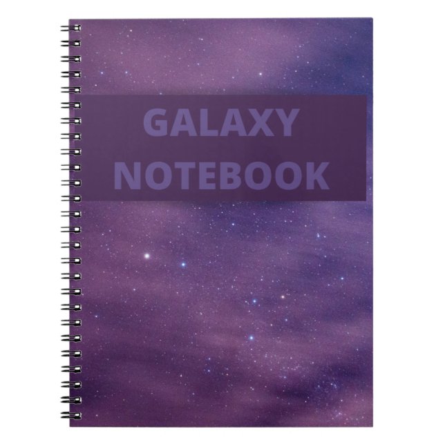 Caderno Espiral Notebooks colorosos Galáxicos (Frente)