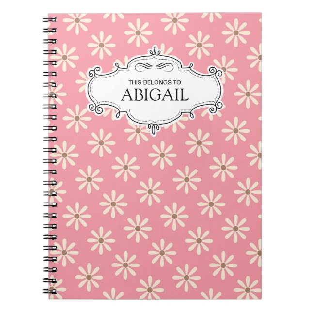 Caderno Espiral Notebooks com Espiral Personalizados e Bonitos (Frente)