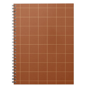 Caderno Espiral Notebooks com marca Mahogany
