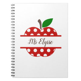 Caderno Espiral Notebooks de Apreciação de Professores - Divisão d