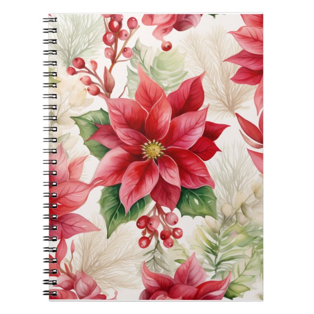Caderno Espiral Notebooks de Natal - Diários Festivos e Férias (Frente)