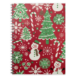 Caderno Espiral Notebooks de Natal - Diários Festivos e Férias