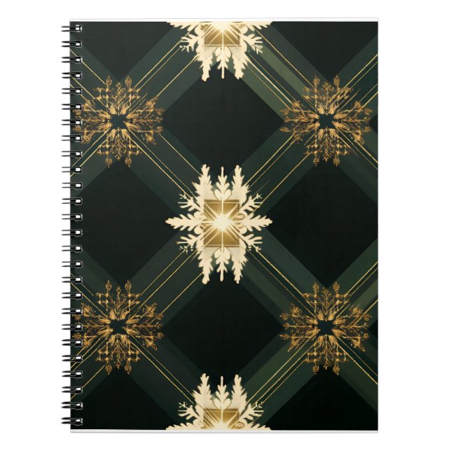 Caderno Espiral Notebooks de Natal - Diários Festivos e Férias (Frente)
