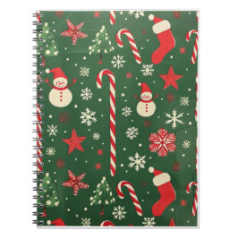 Caderno Espiral Notebooks de Natal - Diários Festivos e Férias