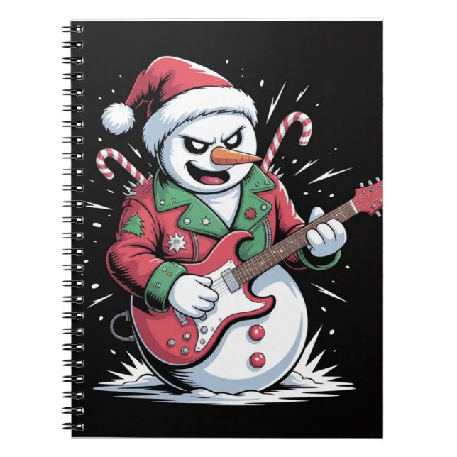 Caderno Espiral Notebooks de Natal - Diários Festivos e Férias (Frente)
