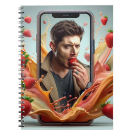 Caderno Espiral Notebooks Dean con fragole