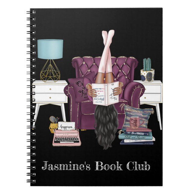 Caderno Espiral Notebooks do Book Club (Frente)