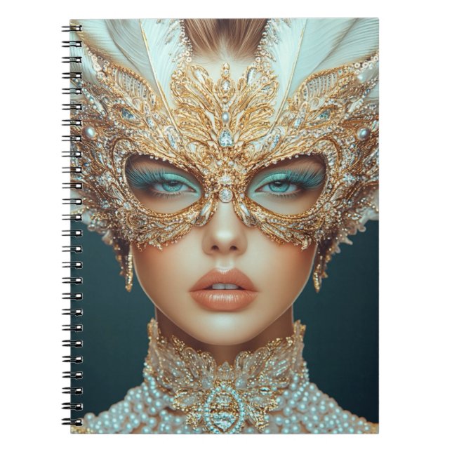 Caderno Espiral Notebooks Espirais Para Mulheres De Glamor15 (Frente)