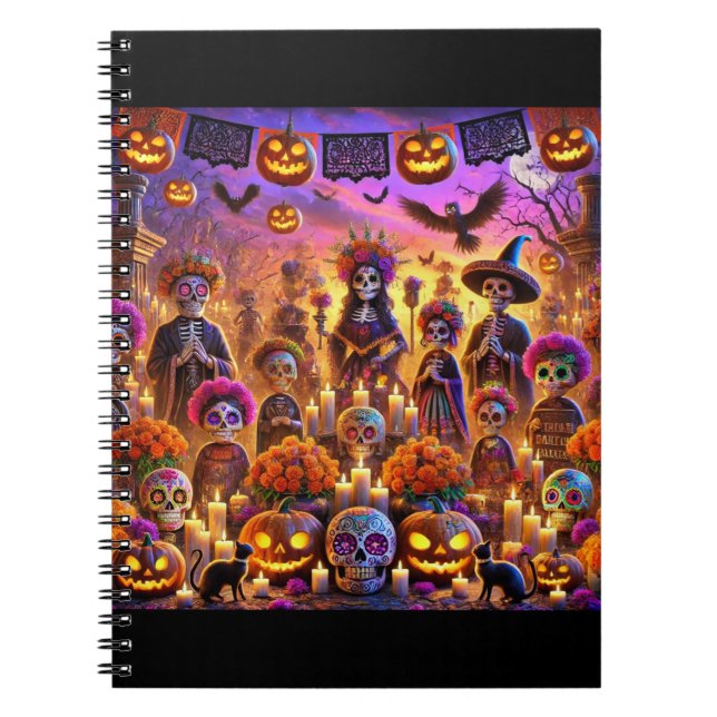 Caderno Espiral Notebooks Halloween party 🎉  (Frente)