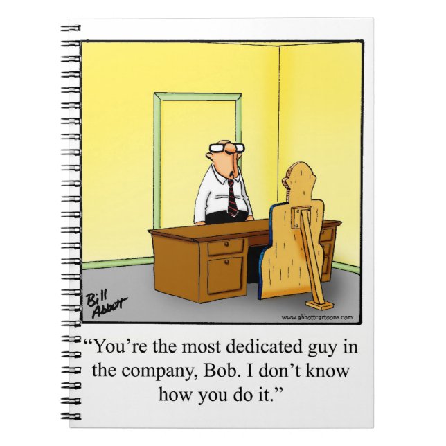Caderno Espiral Notebooks humorísticos Hilarious Workplace (Frente)