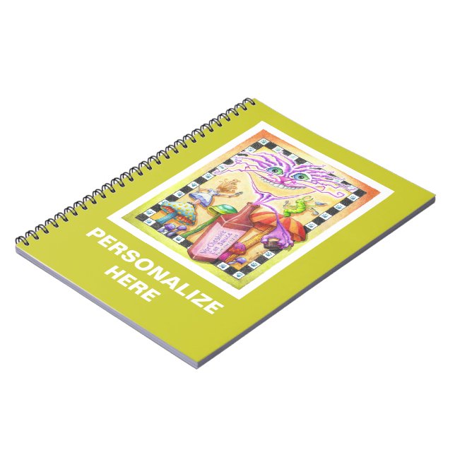 Caderno Espiral NOTEBOOKS - O GATO WorCHESHIRE (Left Side)