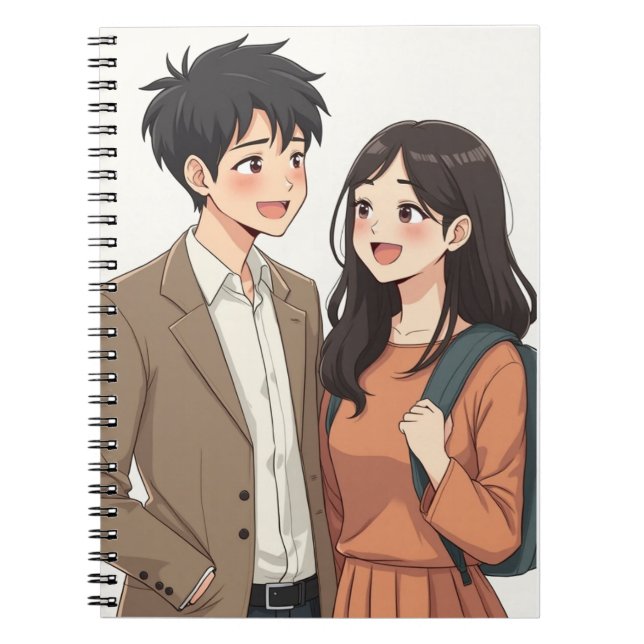 Caderno Espiral Notebooks para Casal Sori (Frente)