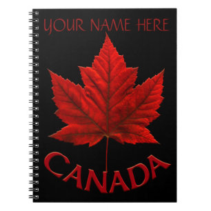 Caderno Espiral Notebooks personalizados Diário Souvenir Canadá