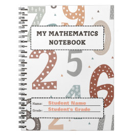 Caderno Espiral Notebooks personalizados para a escola - personali