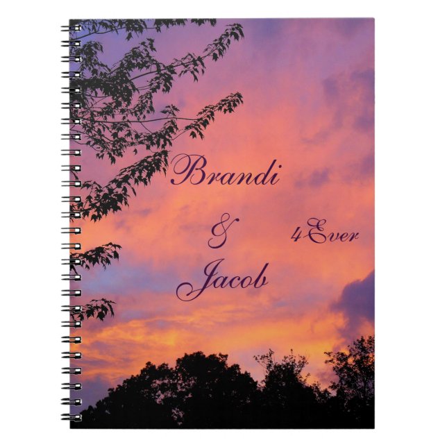 Caderno Espiral Notebooks Summer Sunset Romance *Personalizar* (Frente)