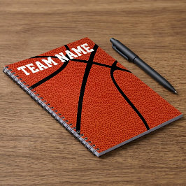 Caderno Espiral Notebooks, treinadores ou equipes personalizados d