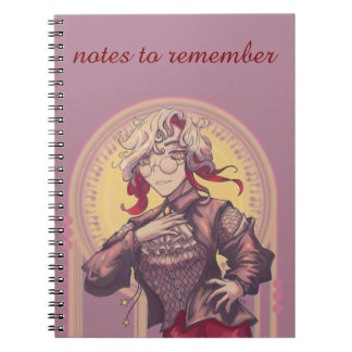 Caderno Espiral Notes to remember, anime, Citrine