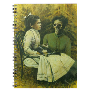 Caderno Espiral Notícias da Criança do Lobo Gótico