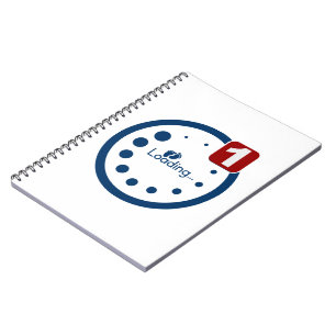 Caderno Espiral Notificação de Carregamento de Bebês Mais