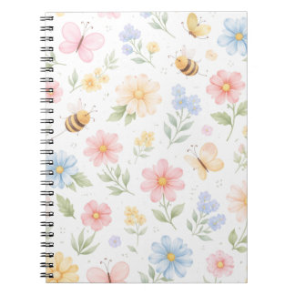 Caderno Espiral Notizbuch für den Frühling