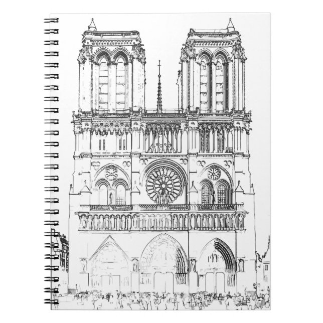 Caderno Espiral Notre Dame de Paris (Frente)