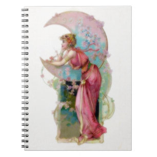Caderno Espiral Nouveau Moon