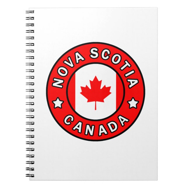Caderno Espiral Nova Escócia Canadá (Frente)