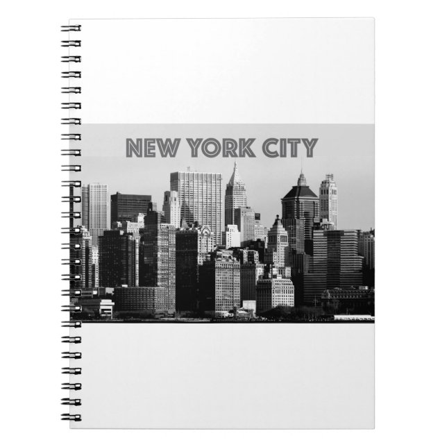 Caderno Espiral Nova Iorque Lower-Manhattan Pro Foto (Frente)