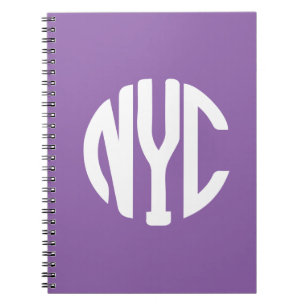 Caderno Espiral Nova Iorque monograma
