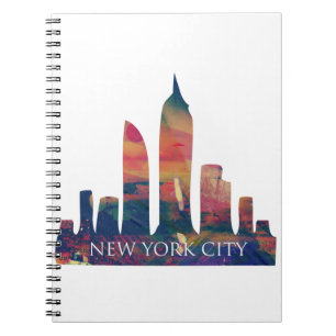 Caderno Espiral Nova Iorque nova york, quinta avenida wall street