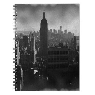 Caderno Espiral Nova Iorque Preto e Branco