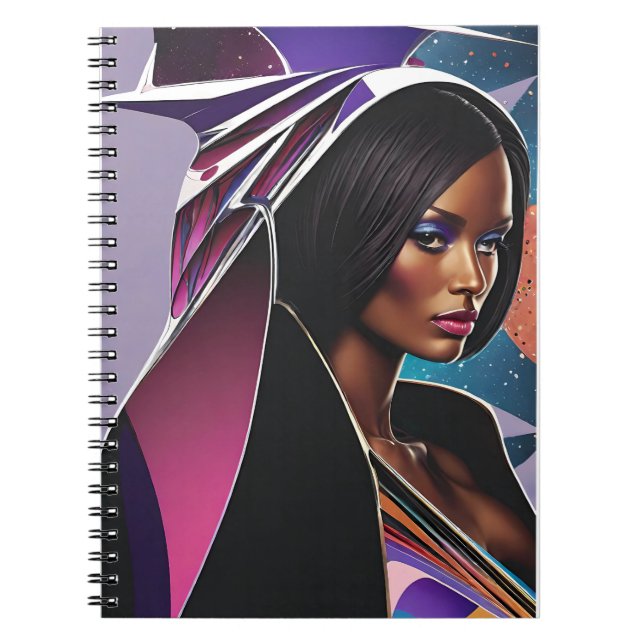 Caderno Espiral Nova Princesa Interdimensional - Ken Gage Art (Frente)