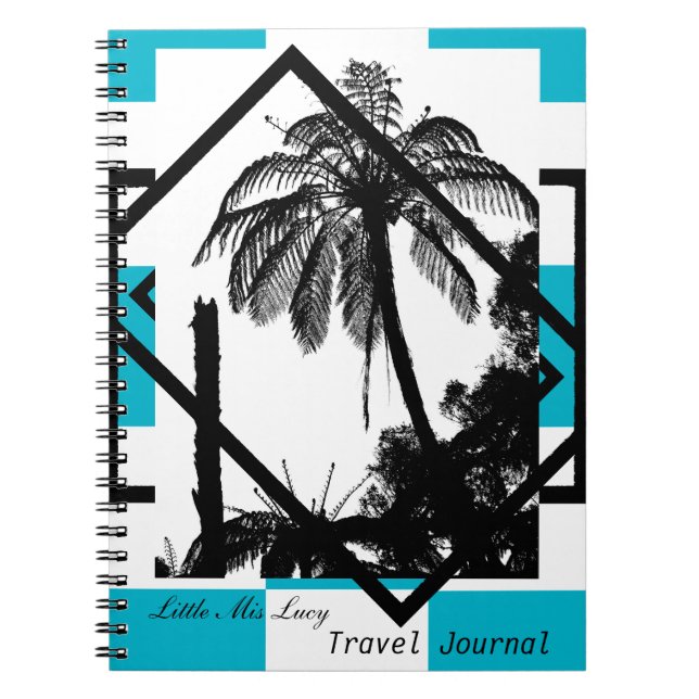 Caderno Espiral Nova Zelândia, Floresta de Árvore Fern (Notebook) (Frente)