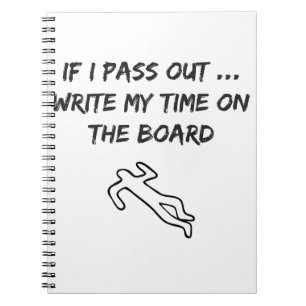 Caderno Espiral Novidade inspirada em crossfit