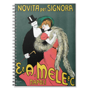 Caderno Espiral Novita Per Signora ~ E.A. Mele co.