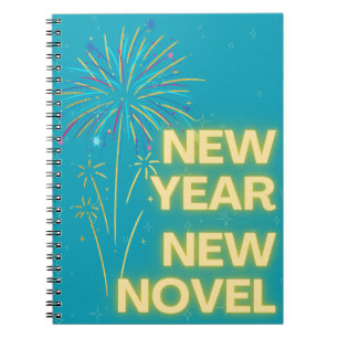 Caderno Espiral Novo ano Novo notebook para Escrevendo de novos fo