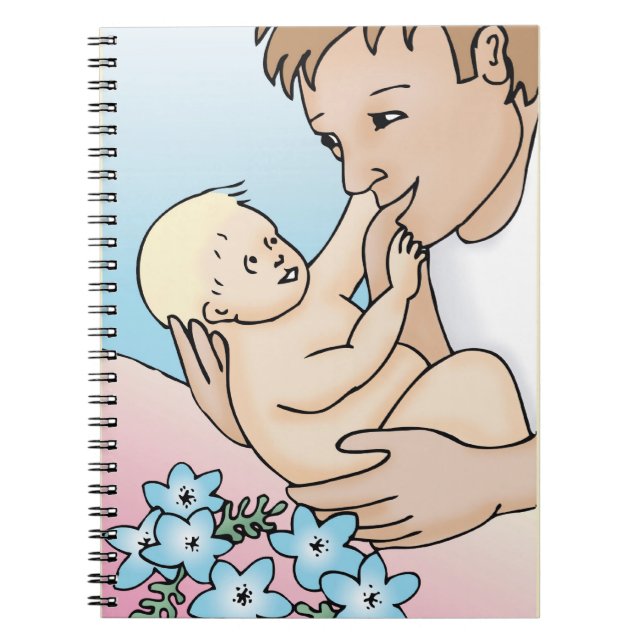 Caderno Espiral Novo Diário Pai (Frente)