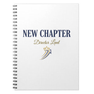 Caderno Espiral Novo Diretor de Capítulo Nível