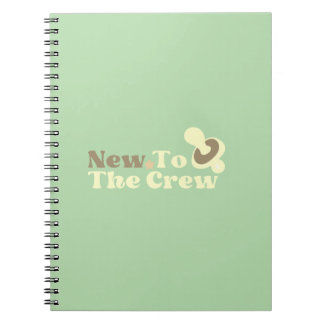 Caderno Espiral Novo na tripulação