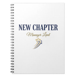 Caderno Espiral Novo Nível de Gerente de Capítulo