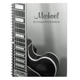 Caderno Espiral Novo notebook personalizável para minha composição