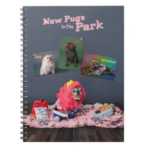 Caderno Espiral Novos Pugs