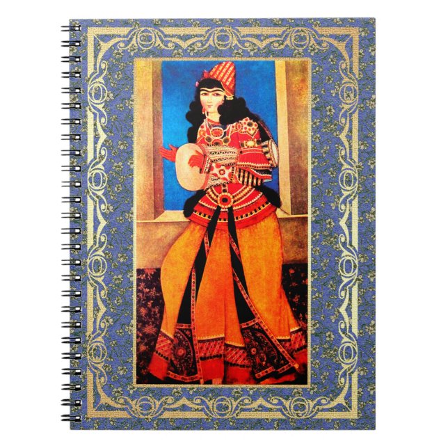 Caderno Espiral Nowruz Mubarak. Presente de Ano Novo Persa (Frente)