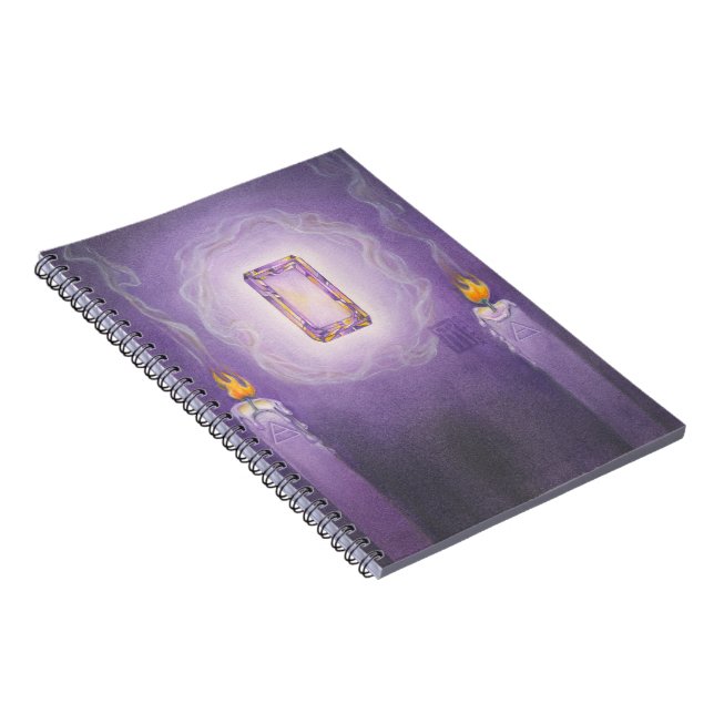 Caderno Espiral Núcleo de Ametista (Lado Direito)