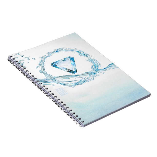 Caderno Espiral Núcleo de Aquamarine (Lado Direito)