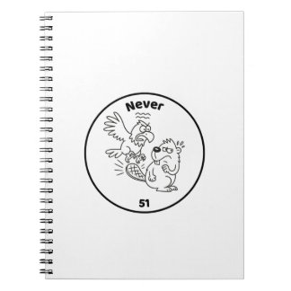 Caderno Espiral Nunca 51 Beaver vs Eagle
